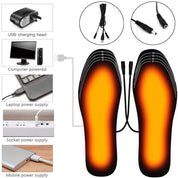 Plantillas calefactoras para zapatos con USB - medida ajustable